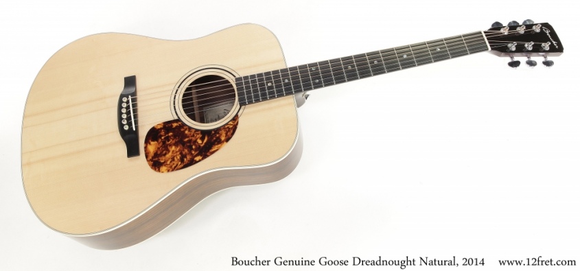 Boucher Genuine Goose Dreadnought Natural, 2014 Full Front View Boucher Genuine Goose Dreadnought Natural, 2014 Full Front View