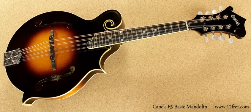 Capek F5 Basic Mandolin full front view