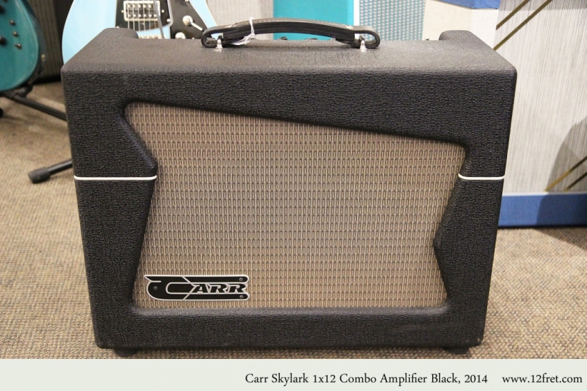 Carr Skylark 1x12 Combo Amplifier Black, 2014 Full Front View