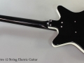Danelectro 12 String Electric Guitar Full Rear View