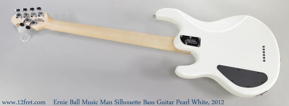 EB Music Man Silhouette Bass Pearl White, 2012 | archive.12fret.com