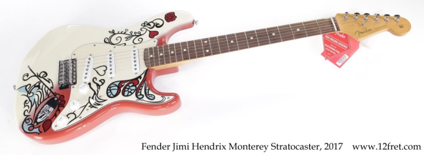 Fender Jimi Hendrix Monterey Stratocaster, 2017 Full Front View Fender Jimi Hendrix Monterey Stratocaster, 2017 Full Front View
