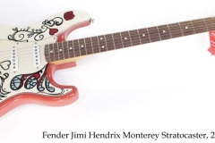 Fender Jimi Hendrix Monterey Stratocaster, 2017 Full Front View Fender Jimi Hendrix Monterey Stratocaster, 2017 Full Front View