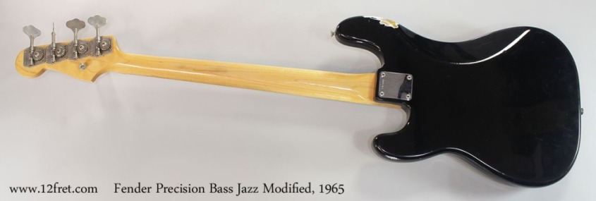 Fender Precision Jazz Bass Modified, 1965 Full Rear View Fender Precision Jazz Bass Modified, 1965 Full Rear View