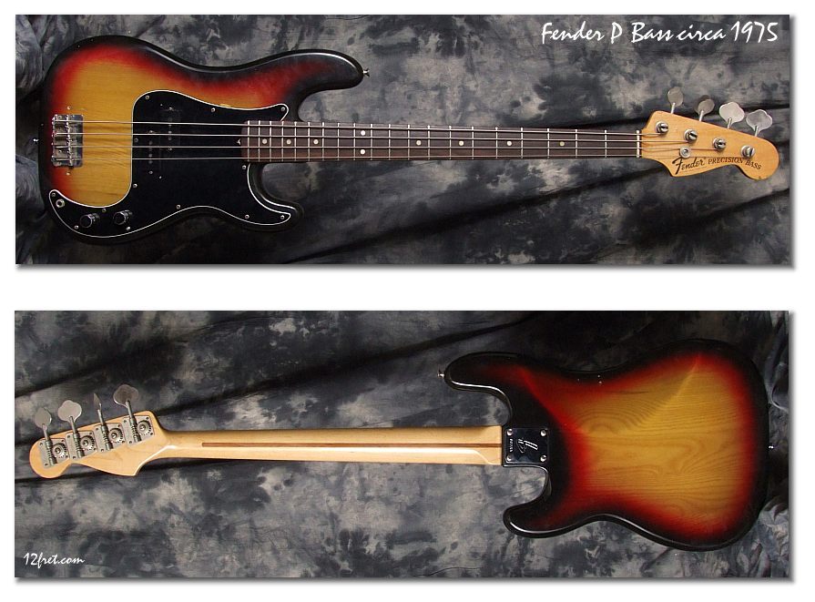 Fender Precision Bass circa 1975 - archive.12fret.com