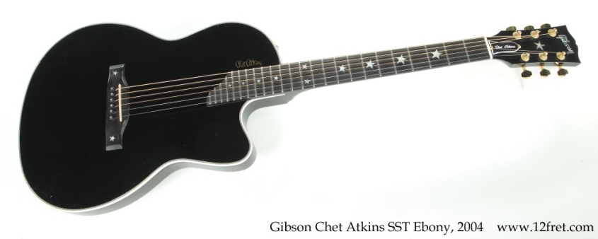 Gibson Chet Atkins SST Ebony, 2004 Full Front View