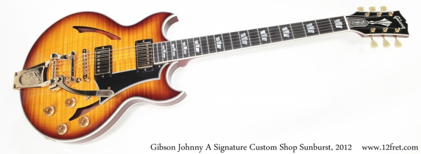 Gibson Johnny A Signature Custom Shop Sunburst, 2012 Full Front View Gibson Johnny A Signature Custom Shop Sunburst, 2012 Full Front View