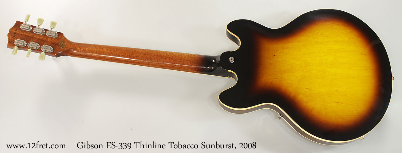 gibson es 339 tobacco burst 2008 Gibson ES-339 Thinline Tobacco Sunburst