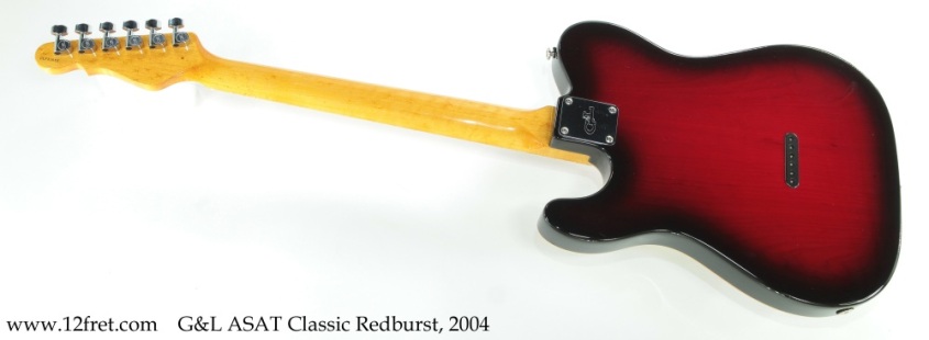 G&L ASAT Classic Redburst, 2004 Full Rear View G&L ASAT Classic Redburst, 2004 Full Rear View