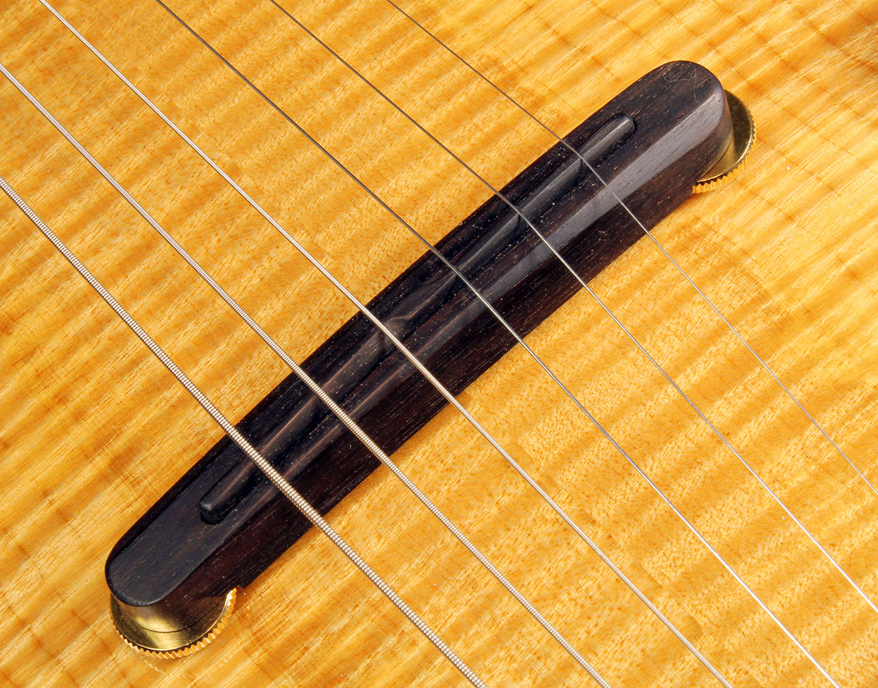 Harrison_GB_custom_spalted_maple_bridge_detail_1