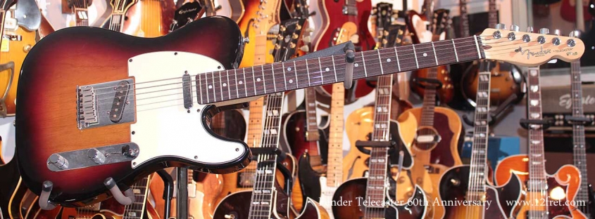 Fender Telecaster 60th anniversary Sunburst Just In Full Front