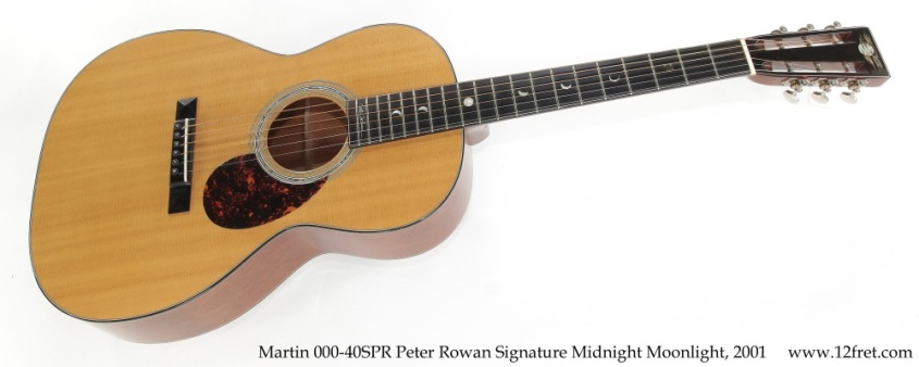 Martin 000-40SPR Peter Rowan Signature Midnight Moonlight, 2001 Full Front View Martin 000-40SPR Peter Rowan Signature Midnight Moonlight, 2001 Full Front View