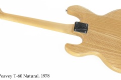Peavey T-60 Natural, 1978 Full Rear View Peavey T-60 Natural, 1978 Full Rear View