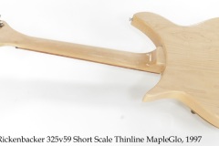 Rickenbacker 325v59 Short Scale Thinline MapleGlo, 1997 Full Rear View Rickenbacker 325v59 Short Scale Thinline MapleGlo, 1997 Full Rear View