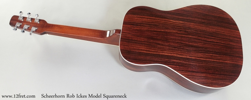 Scheerhorn Rob Ickes Model Squareneck Full Rear View