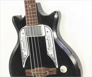 Airline Pocket Bass by Valco, Black 1964