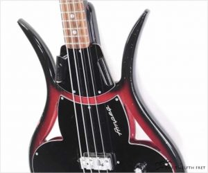    Ampeg ASB-1 Devil Bass Scroll Head Red and Black, 1967