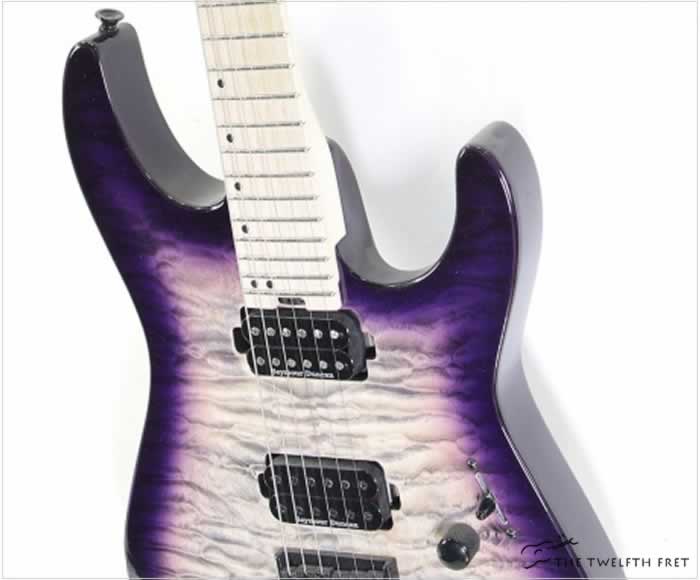 Charvel DK24 HH Quilted Maple PurpleBurst, 2018 | archive.12fret.com