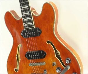  Eastman T64V P90 Bigsby Thinline Hollowbody, Amber Antique Varnish