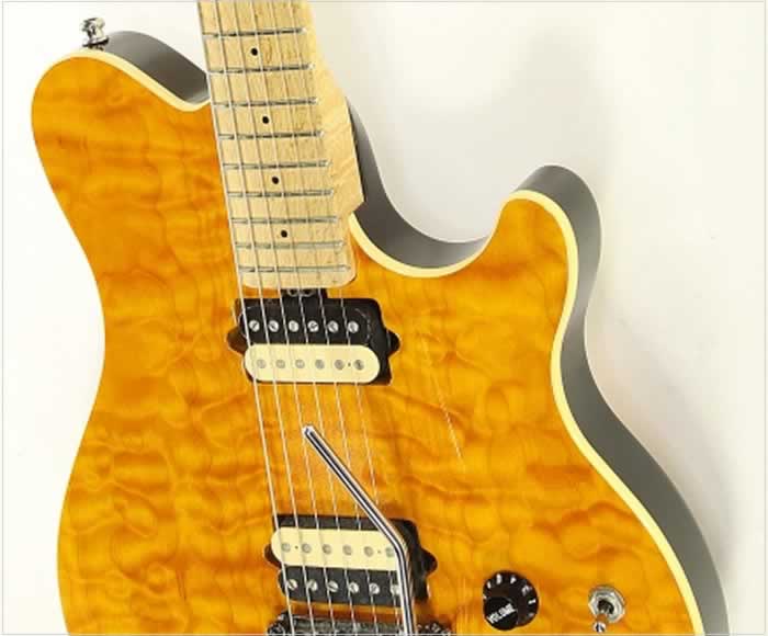 Ernie Ball Music Man Axis Translucent Gold, 2011 | archive.12fret.com