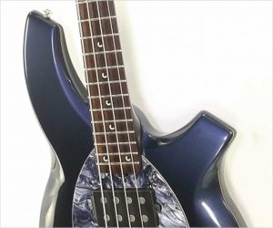   Ernie Ball Music Man Bongo 4 HH Bass, Carbon Blue Pearl, 2007