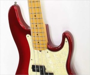   Fender American Deluxe Precision Bass Translucent Red 1997
