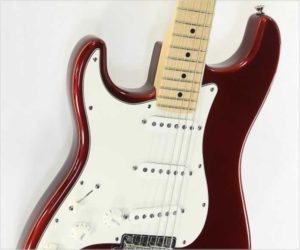  Fender American Standard Strat Left Handed Metallic Red, 2007