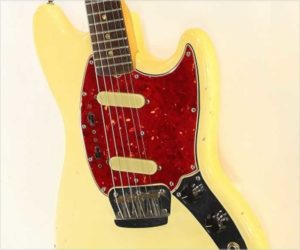   Fender Duo Sonic II 24 Inch Scale Solidbody Electric White, 1966