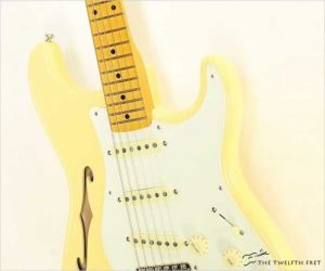  Fender Eric Johnson Thinline Signature Stratocaster Vintage White