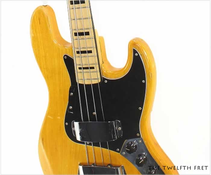 Fender Jazz Bass Natural Solidbody, 1973 | archive.12fret.com