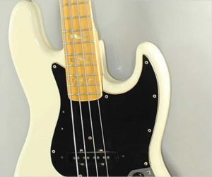  1977 Fender Jazz Bass in White Refinish, 1977