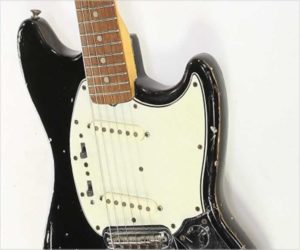  Fender Mustang Refinished Black, 1965