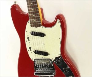  Fender Mustang Solidbody Guitar Red, 1966