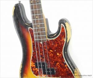  Fender P Bass Rosewood Board Sunburst 1963