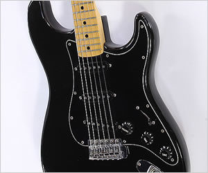  Fender Stratocaster 1980 Maple Neck Black