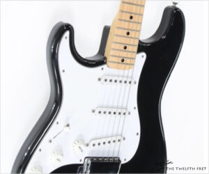    Fender Stratocaster LH Left Handed Maple Neck Black, 1974