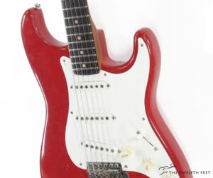  Fender Stratocaster Refinish Fiesta Red, 1961