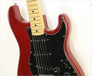  Fender Stratocaster Trans Red Maple Neck, 1979