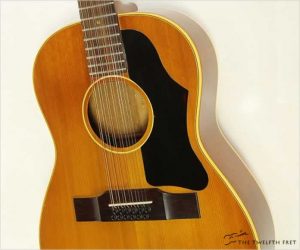    Gibson B25-12 12 String Acoustic Guitar with Pickup, 1965