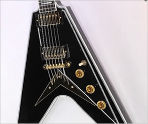  Gibson Custom Shop Flying V Black 2014