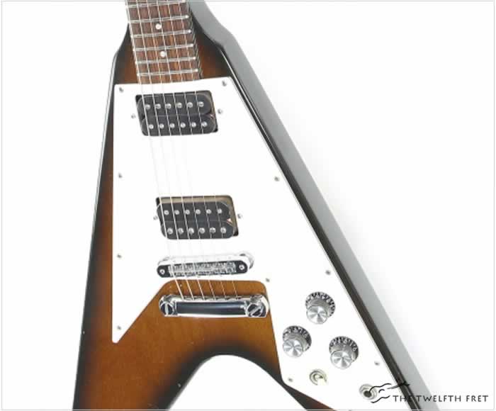 Gibson Flying V 67 Reissue Tobacco Burst, 1990 | archive.12fret.com