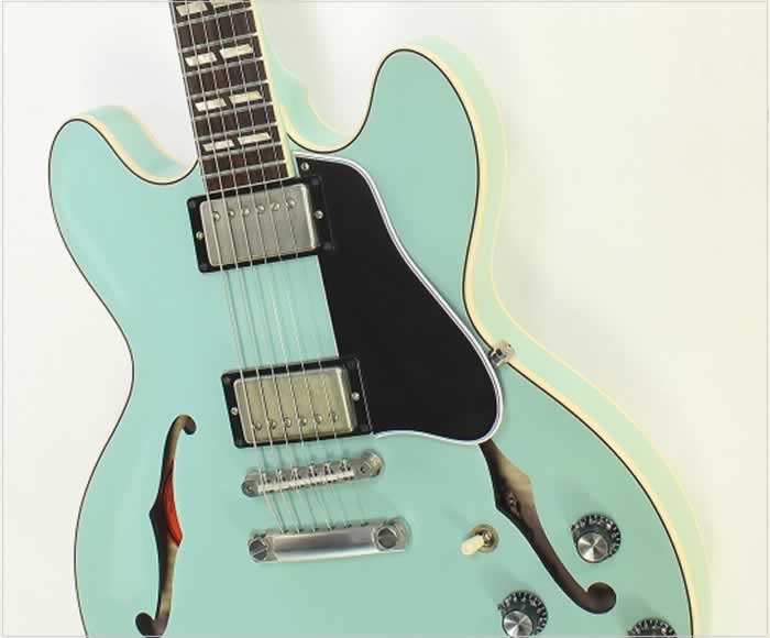 Gibson Memphis ES345 64 RI Sea Foam Green 2016 | archive.12fret.com
