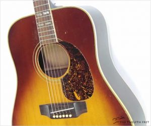  Gibson SJ Long Scale Square Shoulder Dreadnought Sunburst, 1968