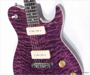 Grosh Hollow Carved Top Purple Quilt and Korina, 1997