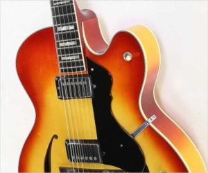  Hagstrom Jimmy Archtop Electric Guitar Sunburst, 1977