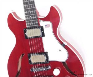  Harmony Comet Electric Guitar, Trans Red