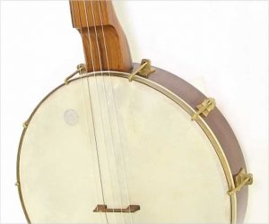  Hartel Levi Brown Fretless Long Scale Banjo Walnut, 2008