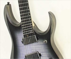  Ibanez RGD61ALMS Axion Label Mutliscale Cerulean Blue Burst