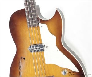  Kay K5920 Single Pickup Thinline Bass Sunburst, 1962