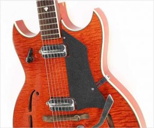   Kay Old Kraftsman Red Devil K592 Thinline Electric Red, 1962